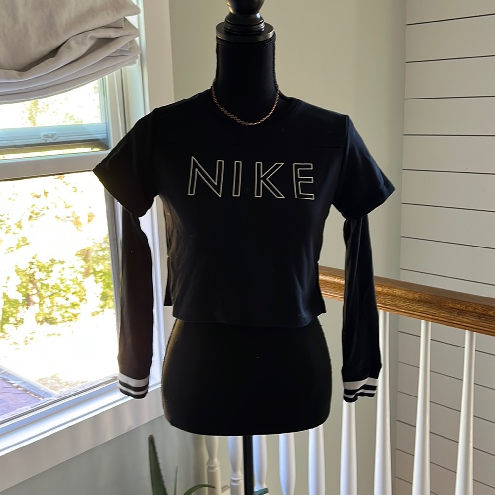 Double-Layered, Necklace not for sale, stripes at end of the sleeves.